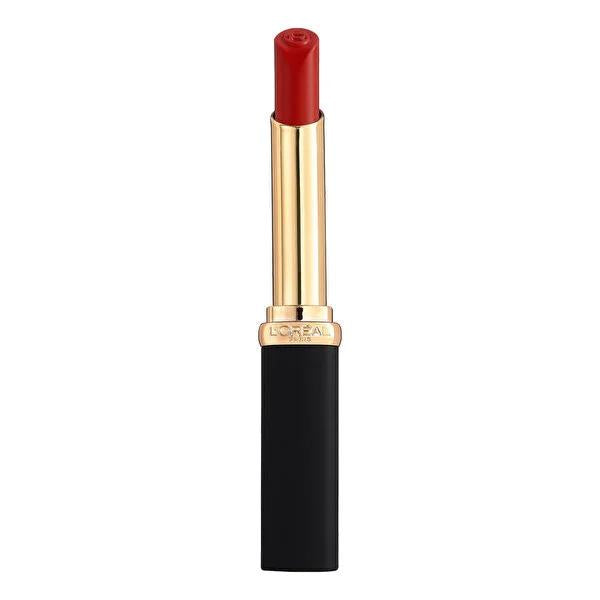 Loreal Paris Color Riche Intense Volume Matte Lipstick - Rouge Determination | Hyaluronic Acid, Long-Lasting Matte Finish