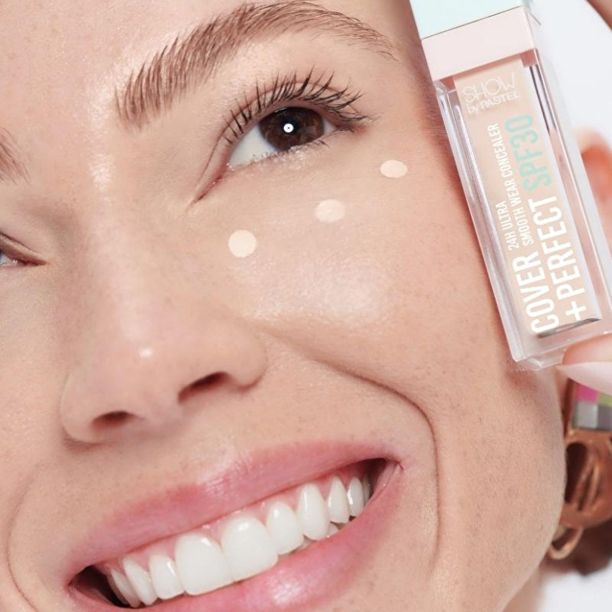 Show by Pastel Cover+Perfect Concealer SPF30 - High Coverage, Moisturizing, Long Lasting - Blemish & Dark Circle Concealer - 301 Fair