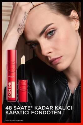 L'Oreal Paris Skin Ink High Coverage Liquid Foundation - Natural Finish, Long Lasting, Even Skin Tone, Flawless Makeup