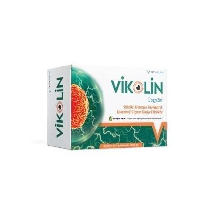 Vikolin: Advanced & Antioxidant Supplement with Citicoline, Glutathione, CoQ10, Resveratrol & Vitamins - Memory