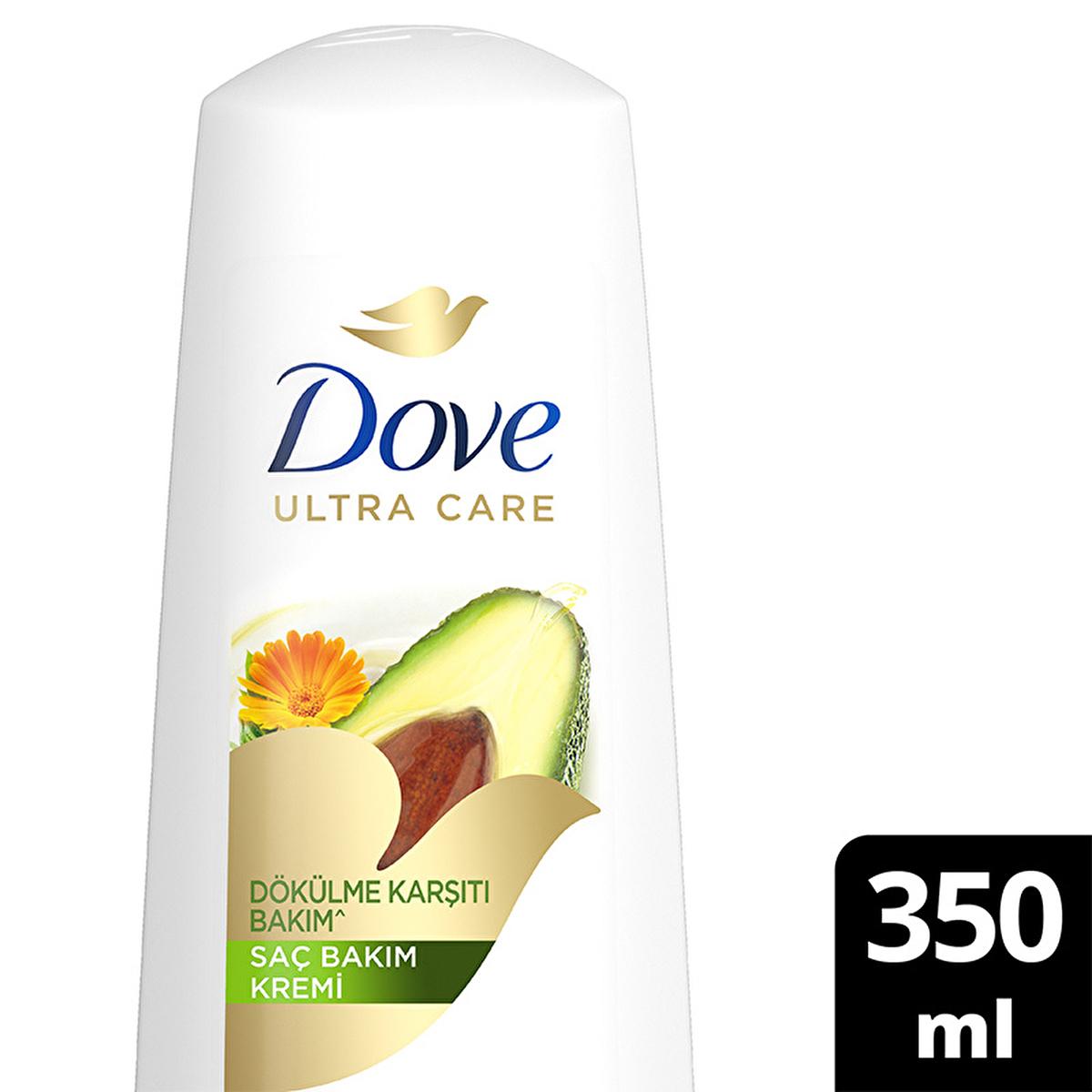 Dove Hair Care Cream - Anti-Hair Loss with Avocado Extract, Natural Ingredients, Vegan, 11.83 fl oz
