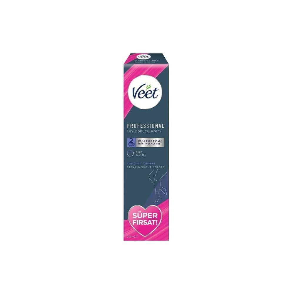 Veet Hair Removal Cream for Normal Skin - 200ml, Pain-Free & Quick Hair Removal Solution