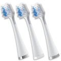 Waterpik Triple Sonic Replacement Brush Heads, White, 3 Count