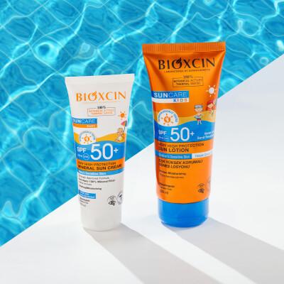 Bioxcin Children's Sunscreen Lotion SPF 50+ - Hypoallergenic, Paraben-Free, Water Resistant - 6.76 fl oz