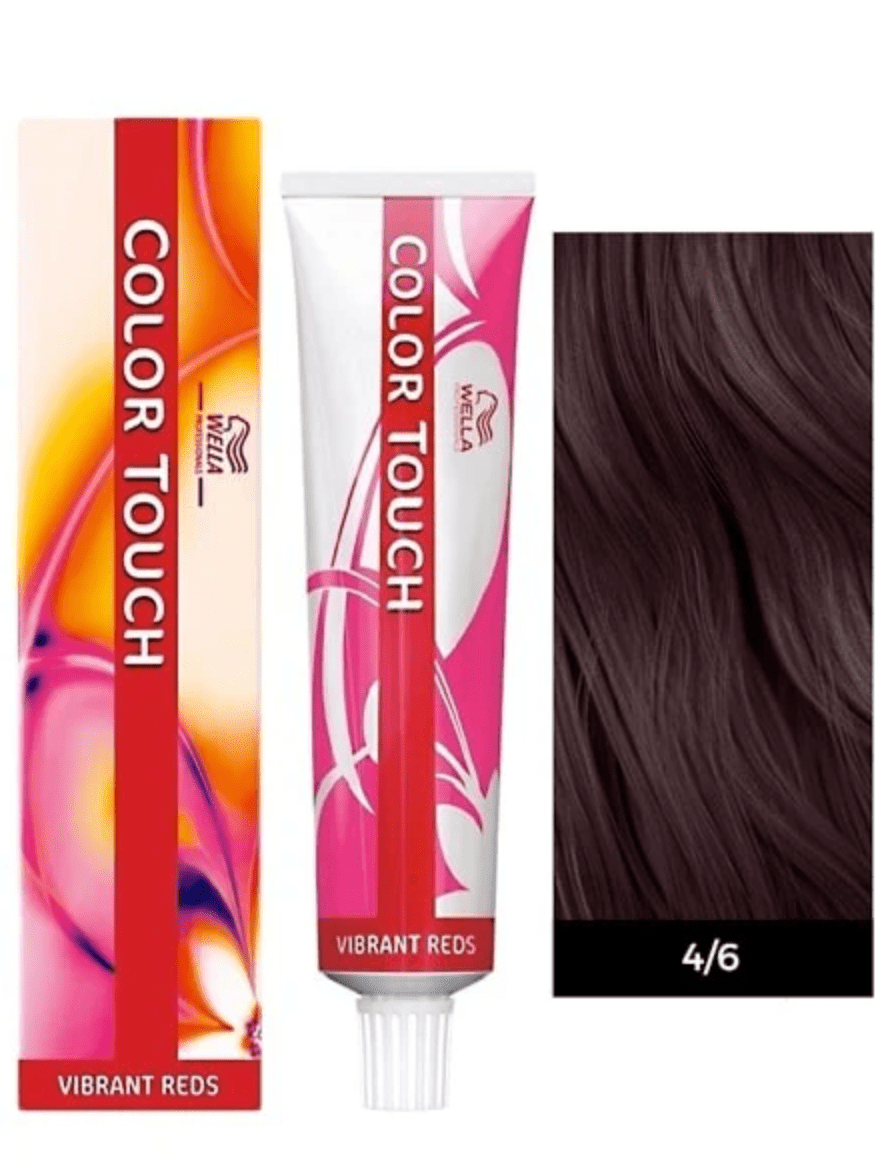 Wella Color Touch 4/6 Medium Brown Violet Hair Color 2 oz