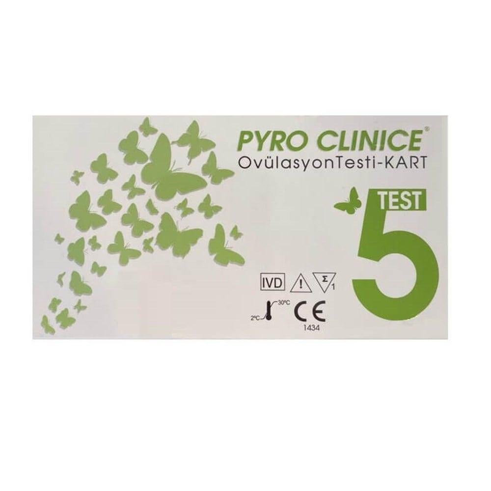 Pyro Clinice Ovulation Test Kit 5-Pack - Accurate LH Fertility Tests for Conception