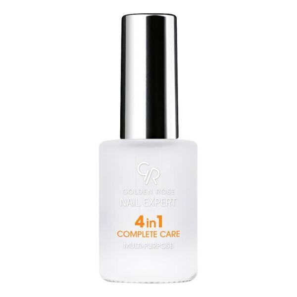Golden Rose Nail Expert 4-in-1 Complete Care: Strengthen, Hydrate, Protect & Shine - Vitamin Enriched Nail Care Treatment