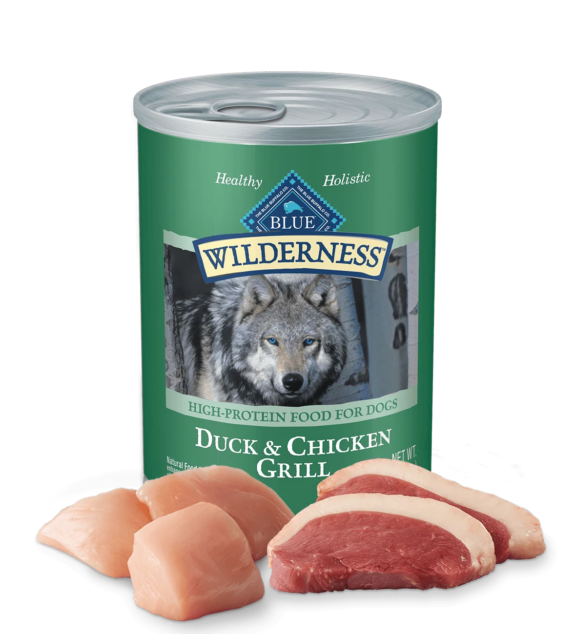 Blue Buffalo Wilderness Duck & Chicken Grill Wet Dog Can (12.5oz)