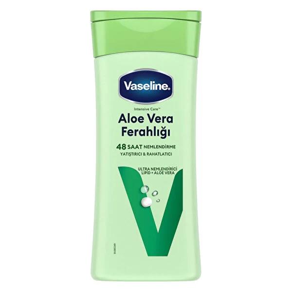 Vaseline Aloe Vera Body Lotion - 48 Hour Moisturization for Dry Skin - Non-Greasy & Dermatologically Tested