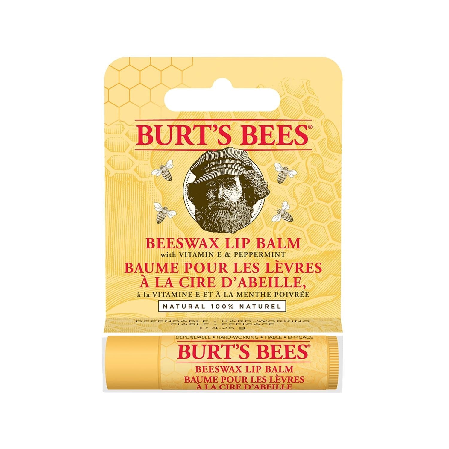Burt's Bees Lip Care Cream - Natural Moisturizing Lip Balm for Dry Lips, 4.25g