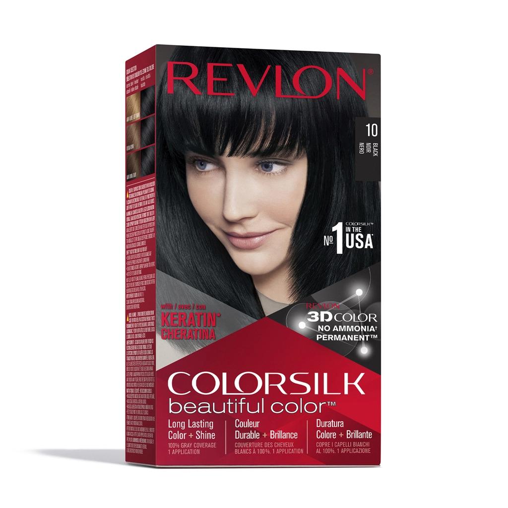 Revlon Colorsilk Beautiful Color Permanent Hair Dye - #10 Black
