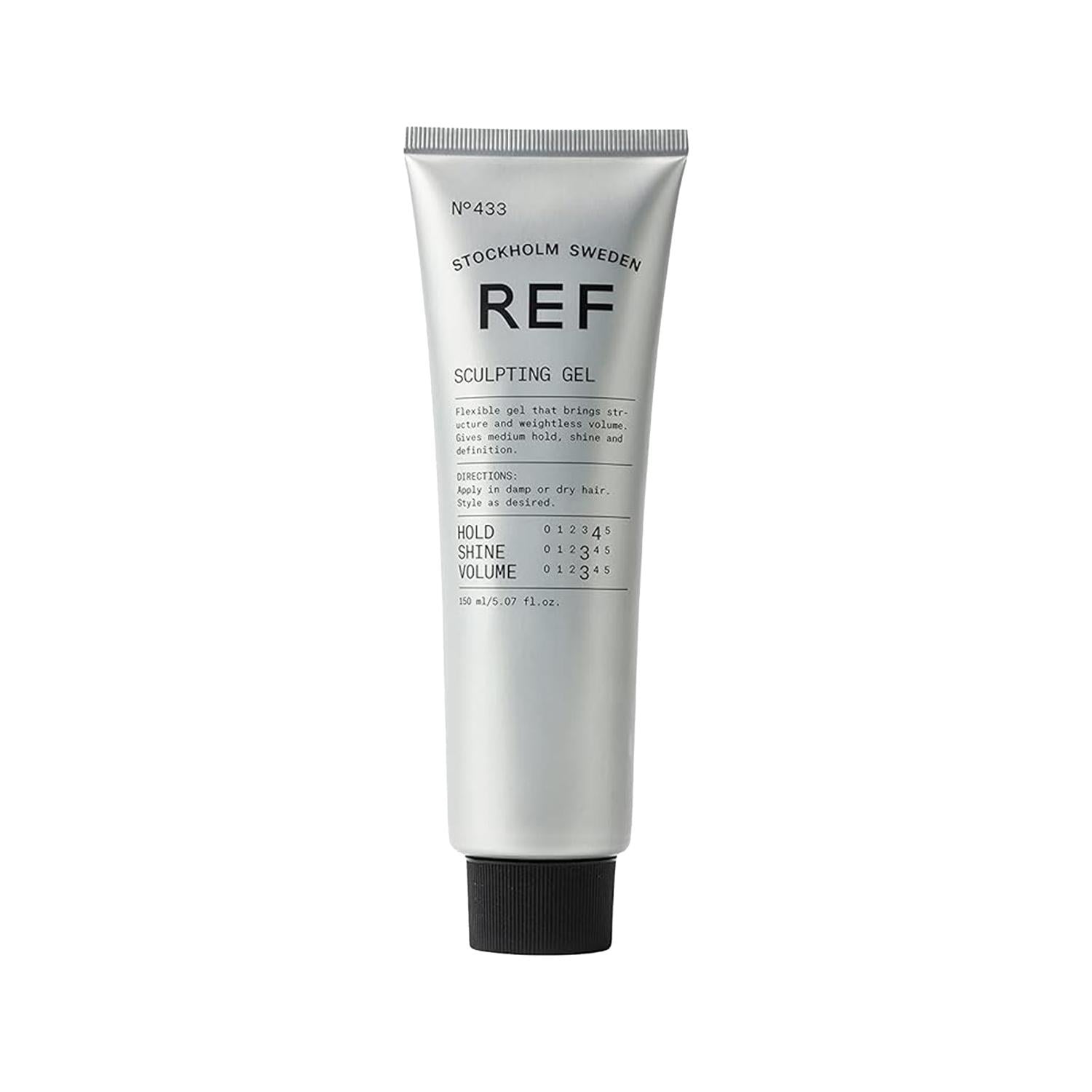 REF Hair Styling Gel N°433 - 150ml Sculpting Gel for Strong Hold and Style