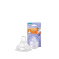 Lansinoh Natural Wave Baby Bottle Nipple - Medium Flow, BPA-Free Silicone, 2 Count