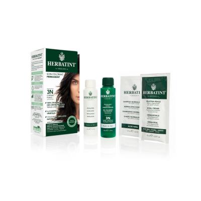 Herbatint 3N Dark Chestnut Hair Dye: Natural, Ammonia & Paraben Free Gray Coverage & Sensitive Scalp Formula - 4.06 fl oz