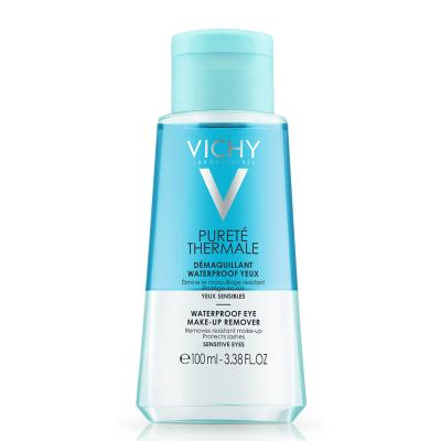 Vichy Purete Thermale Dual-Phase Eye Makeup Remover - Gentle, Effective, and Hypoallergenic Makeup Removal for Sensitive Eyes