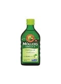 Möller's Cod Liver Oil Supplement with Omega-3, Vitamins A, D, E - Natural Apple Flavor for Heart, Brain Health - 8.45 fl oz