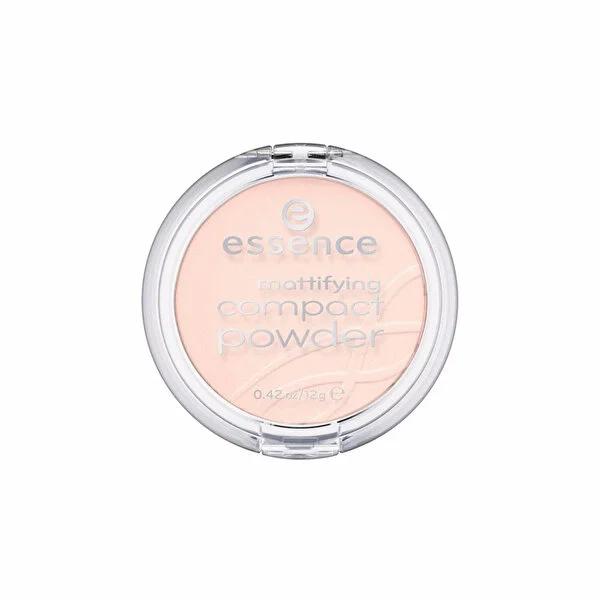 Essence Compact Powder: Mattifying Face Powder for Oil Control & Flawless Skin - Easy Application, Portable Design