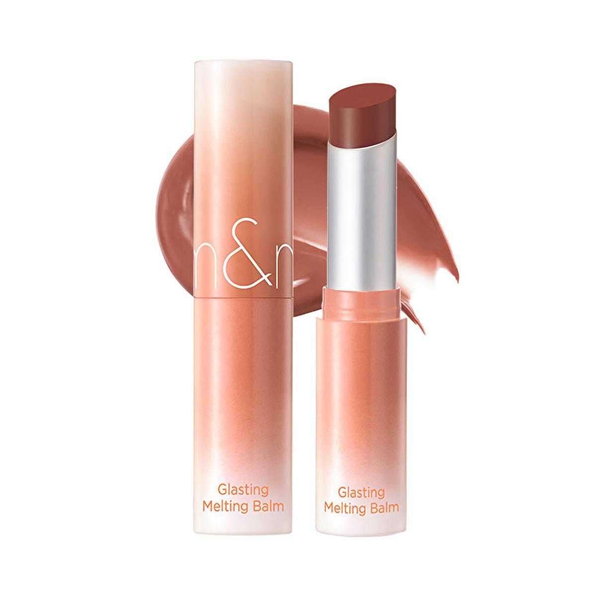 rom&nd Glasting Melting Balm, Vegan Lip Balm with Moisturizing Oils - Colorful, Non-Greasy & Shiny Finish