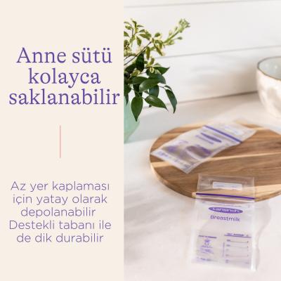 Lansinoh Breast Milk Storage Bags - 50 Count, BPA Free, Leak-Proof & Graduated Design