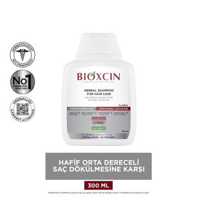 Bioxcin Anti Hair Loss Shampoo for Dry/Normal Hair - 10.14 fl oz, Herbal, pH Balanced, Clinically Tested