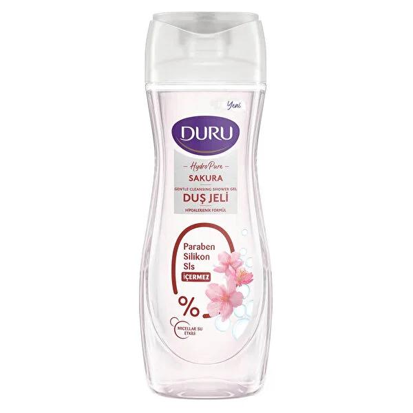 Duru Hydro Pure Sakura Shower Gel - 15.22 fl oz - Deep Cleansing & Long-lasting Fragrance