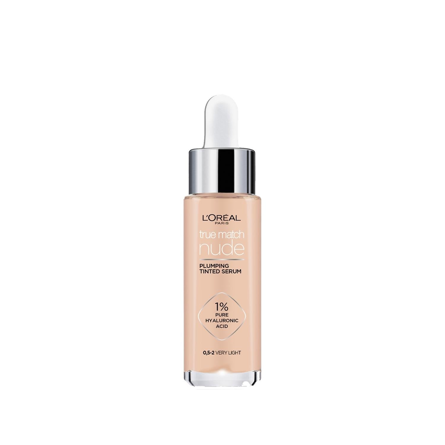 Loreal Paris True Match Foundation Serum - Natural Coverage for Sensitive Skin, Very Light Shade