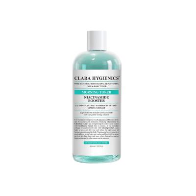 Clara Hygienics Vegan Facial Toner with Niacinamide - Skin Tightening, Balancing, and Brightening - Cruelty-Free Skincare for Sensitive Skin - 13.53 fl oz