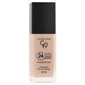 Golden Rose 24 Hours Stay Foundation Makeup - Long-Lasting, High Coverage, SPF 15, Moisturizing & Water-Resistant