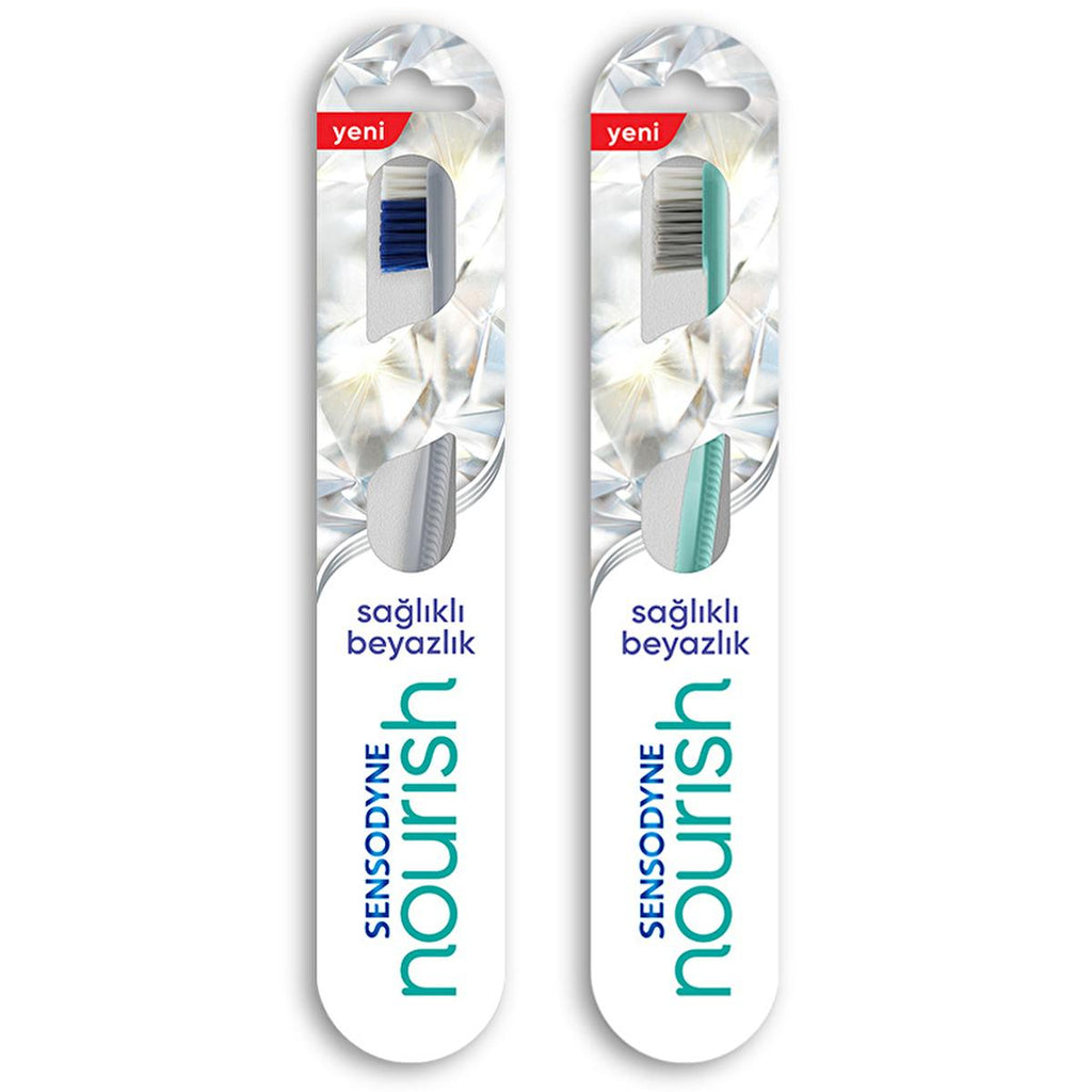 Sensodyne Nourish Soft Bristle Manual Toothbrush for Sensitive Teeth - Eco-Friendly Packaging