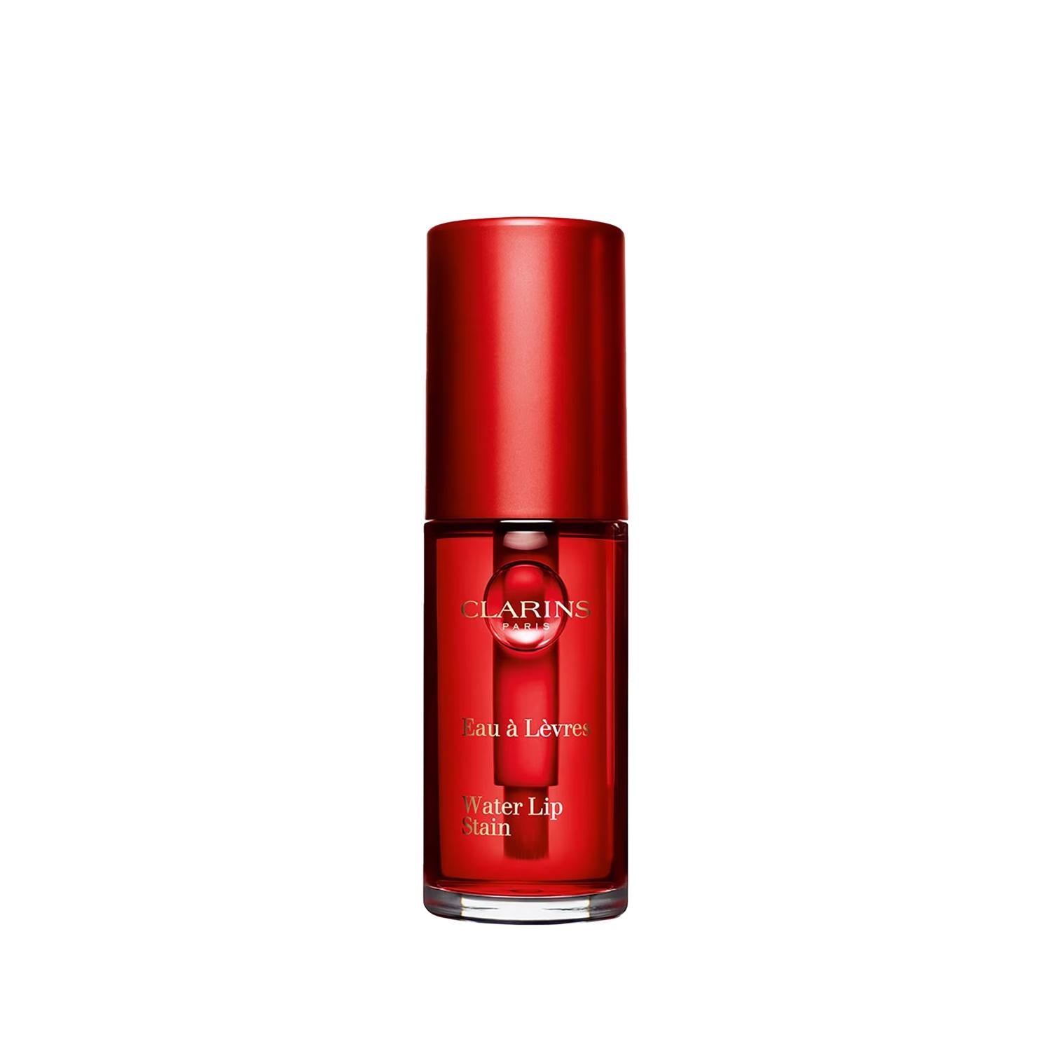 Clarins Water Lip Stain - 03 Red: Long-Lasting, Transfer-Proof Red Lip Color for a Natural Look & Lightweight Feel