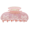 Emi Jay Sweetheart Pink Pixie Hair Claw Clip: Secure, Fashionable Crystal & Biodegradable Acetate Clip for All Hair Types