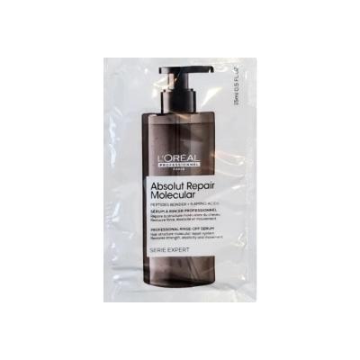 L'Oreal Professionnel Absolut Repair Molecular Serum: Deep Hair Repair, Strengthens & Restores Ð Professional Grade, Travel-Friendly 0.51 fl oz