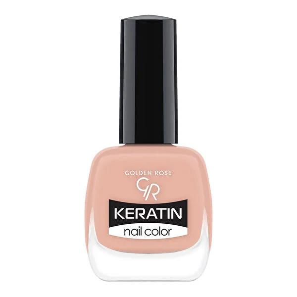 Golden Rose Keratin Nail Polish No. 115 - Long-Lasting Color with Keratin Enrichment