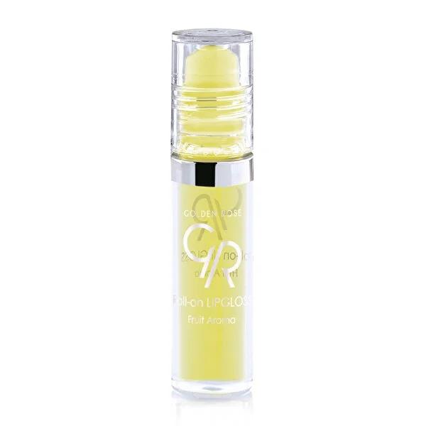 Golden Rose Lip Gloss - Moisturizing & Shiny Fruit Flavored Lip Care for Dry Lips
