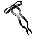 Chunks Large Bow Hair Pin - Eco-Friendly Hair Accessory for Secure Bun Hairstyles