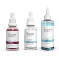 The Purest Solutions Skincare Set - Anti-blackhead, Pore Tightening, Hydrating Serum with AHA BHA Exfoliant