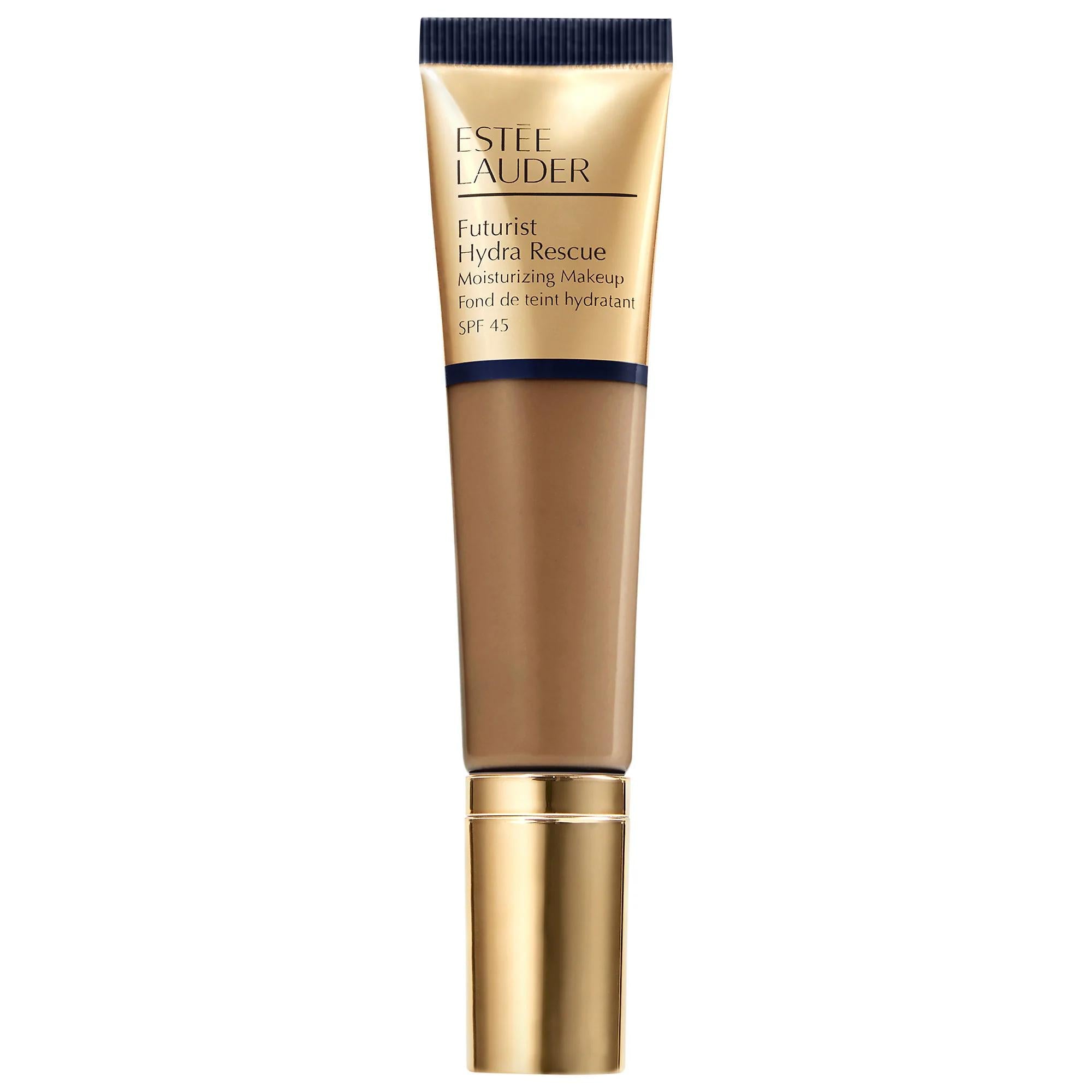 Estée Lauder Futurist Hydra Rescue Moisturizing Foundation SPF 45: Hydrating, Anti-Aging, Medium Coverage, and Sun & Blue Light Protection