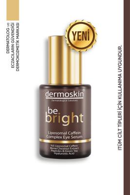 Dermoskin Be Bright Liposomal Caffein Complex Eye Serum - Anti-Aging Under Eye Treatment for Dark Circles & Puffiness