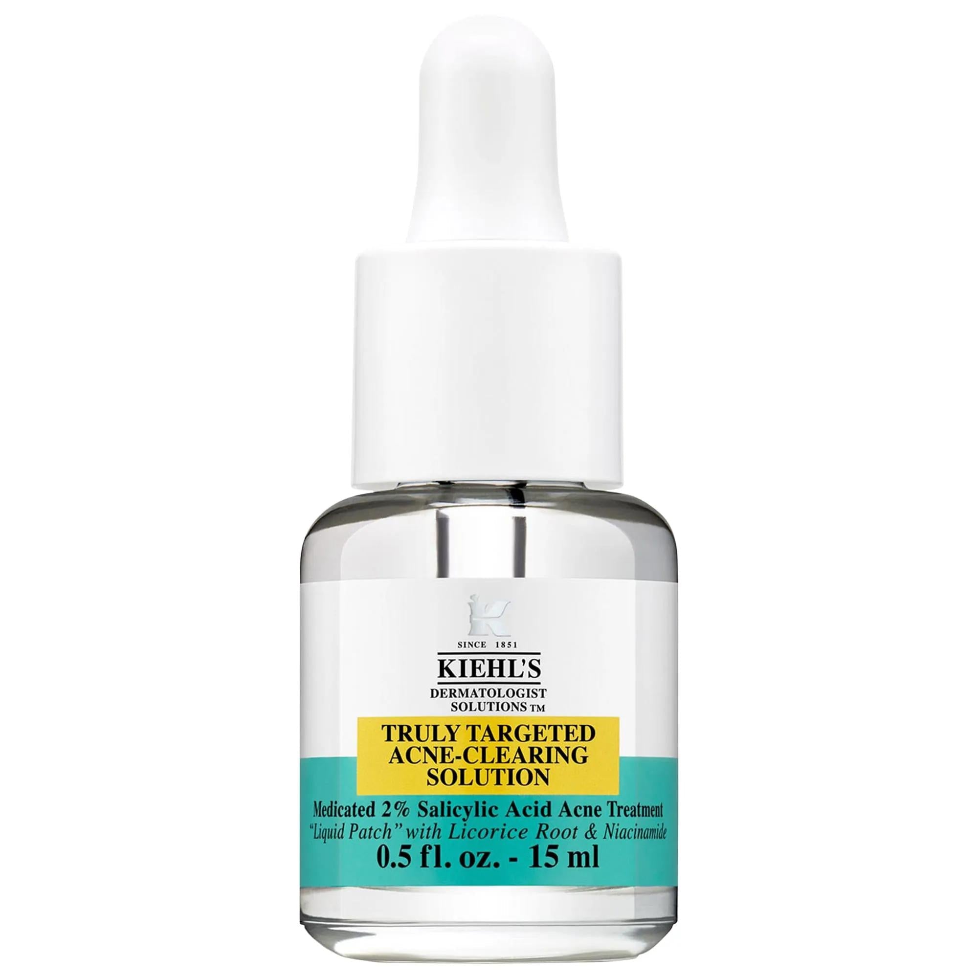 Truly Targeted Acne Clearing Patch: Salicylic Acid Pimple Treatment for Dark Spots & Rapid Blemish Fading - Vegan Kiehl's Liquid Formula