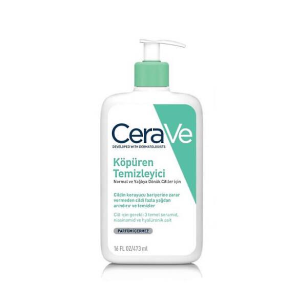 CeraVe Foaming Facial Cleanser for Normal to Oily Skin - Gentle, Non-Comedogenic & Hydrating